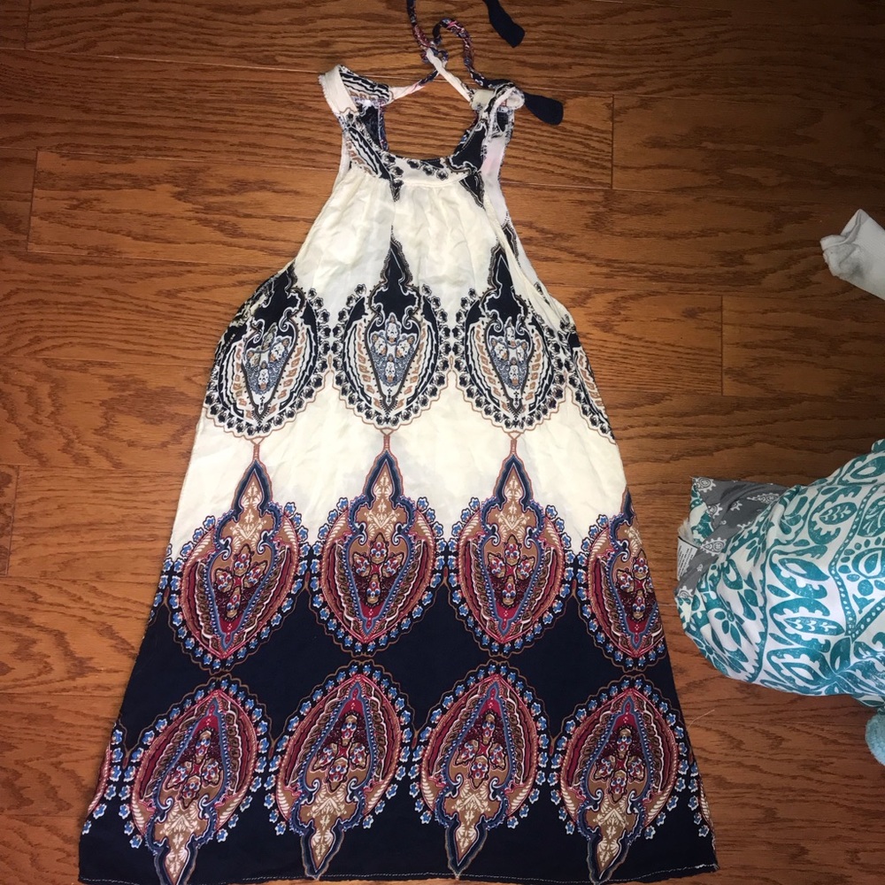 Bohemian Halter Dress/long shirt